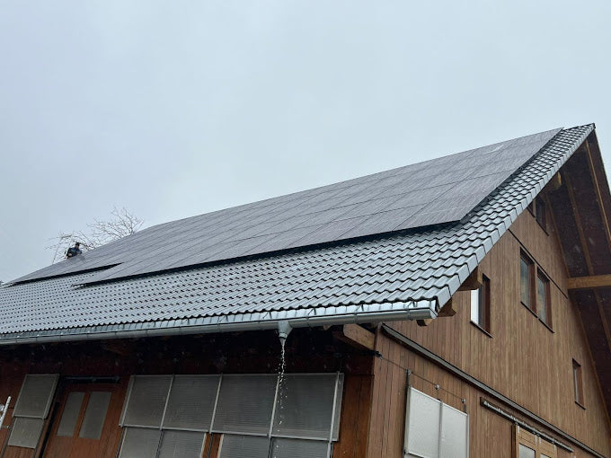 Solaranlage auf Hausdach